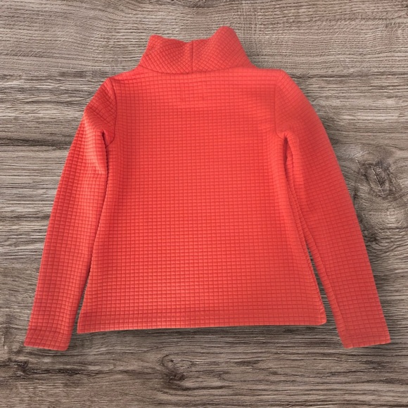 Dudley Stephens Greenpoint Turtleneck Paprika Waffle XS - Picture 4 of 8